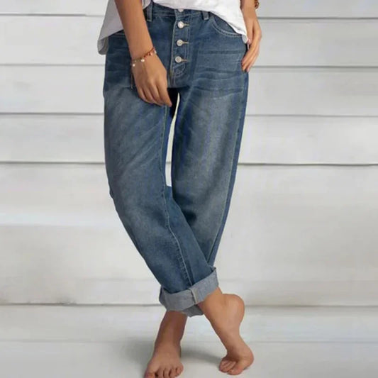 Fabiola | Jeans de talle alto y corte amplio