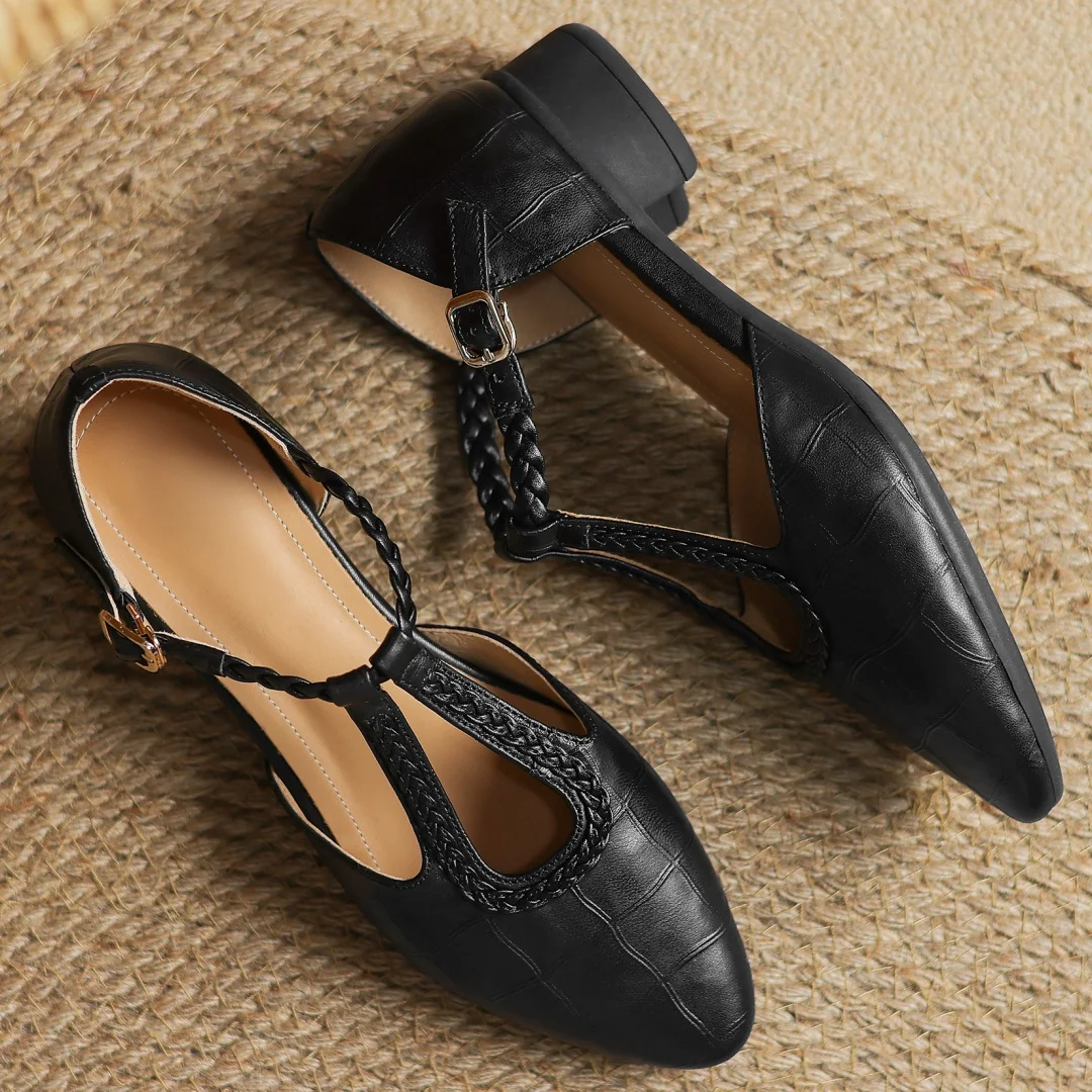 Clara - Zapatos Mary Jane de cuero ortopédico