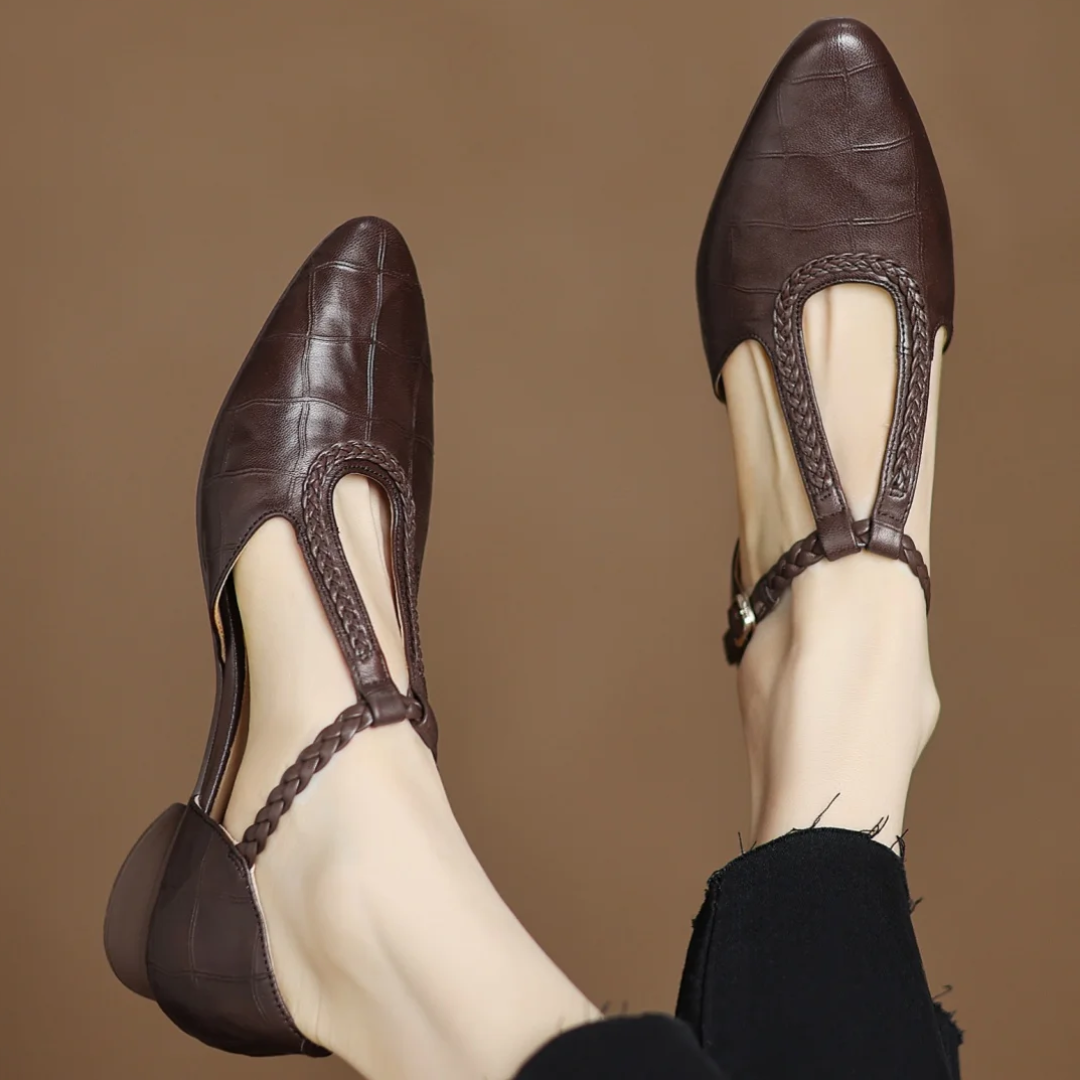 Clara - Zapatos Mary Jane de cuero ortopédico