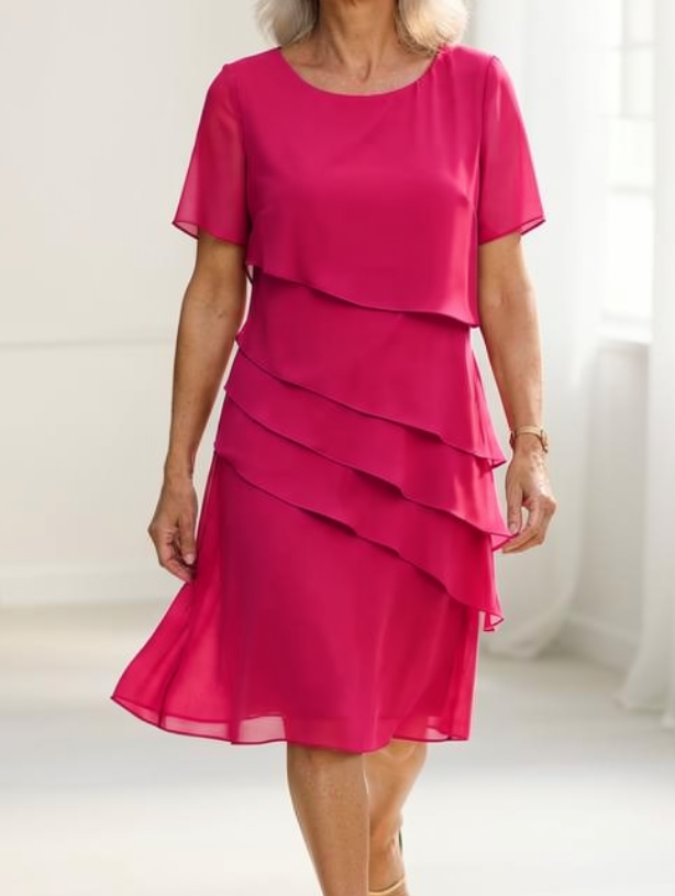 Linda | Vestido elegante con volantes