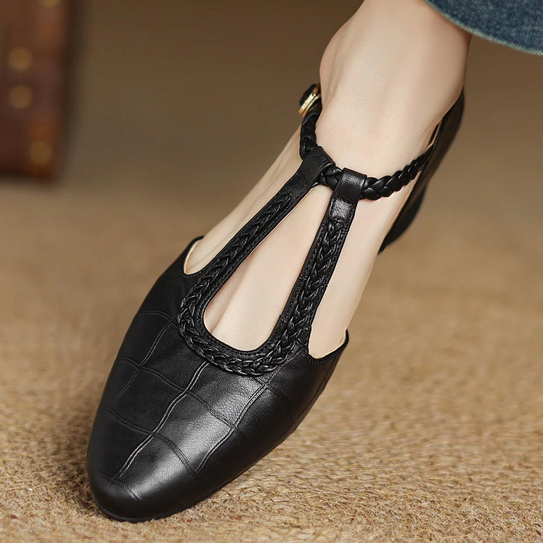 Clara - Zapatos Mary Jane de cuero ortopédico