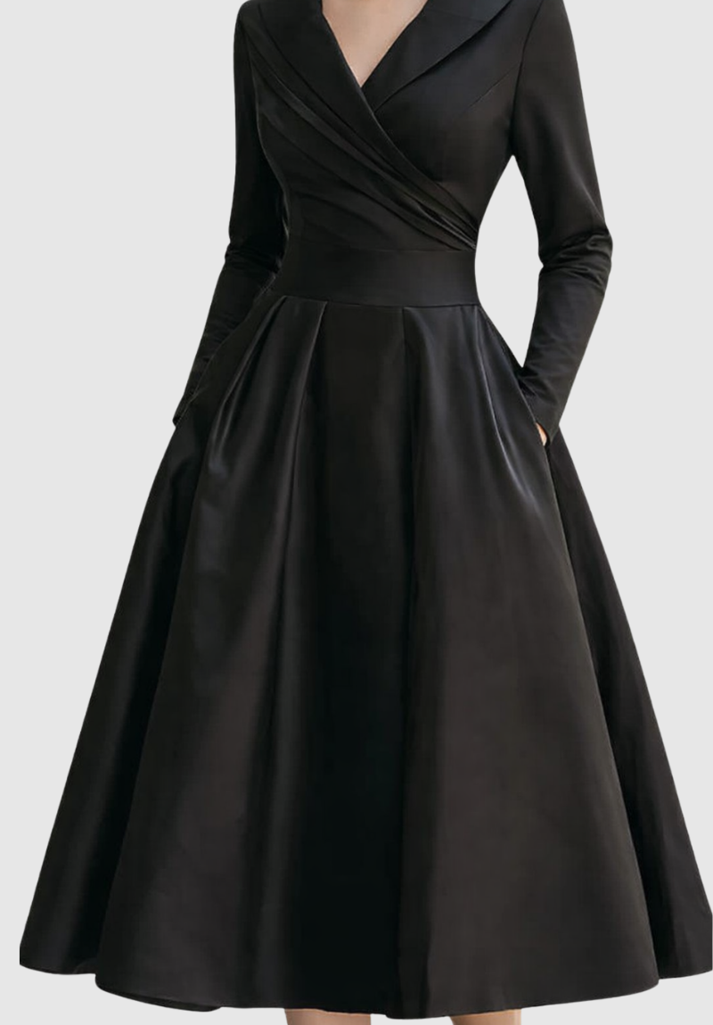 Valeria | Vestido midi elegante y clásico