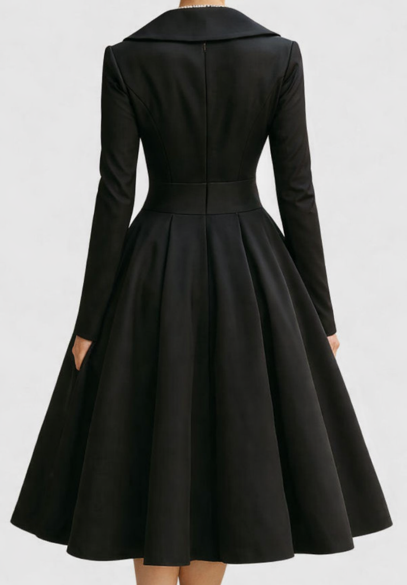 Valeria | Vestido midi elegante y clásico