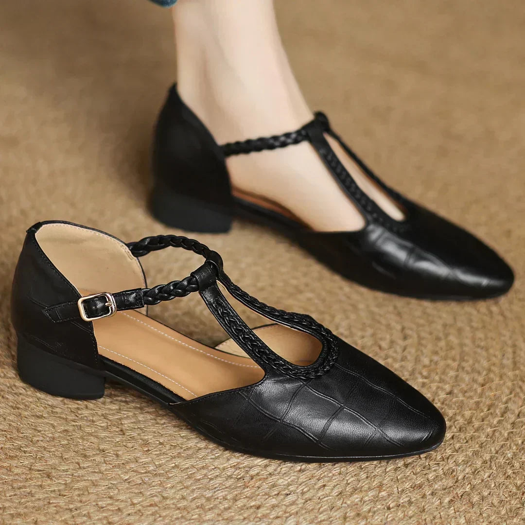 Clara - Zapatos Mary Jane de cuero ortopédico