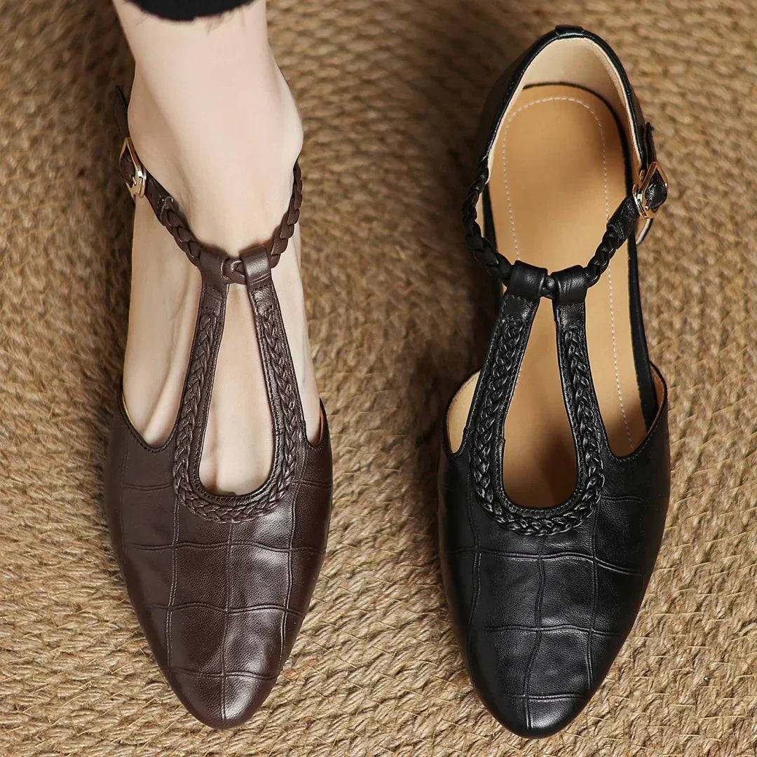 Clara - Zapatos Mary Jane de cuero ortopédico