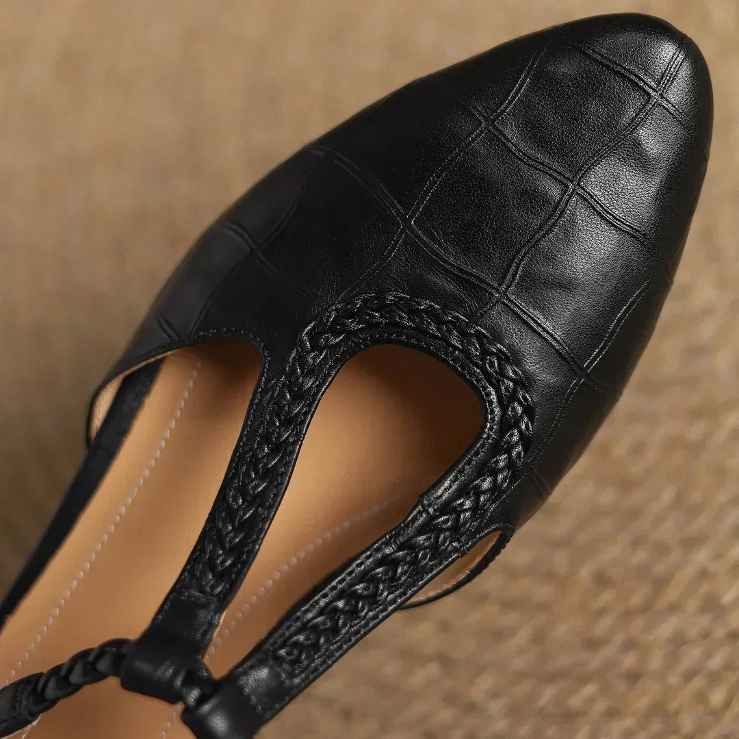 Clara - Zapatos Mary Jane de cuero ortopédico