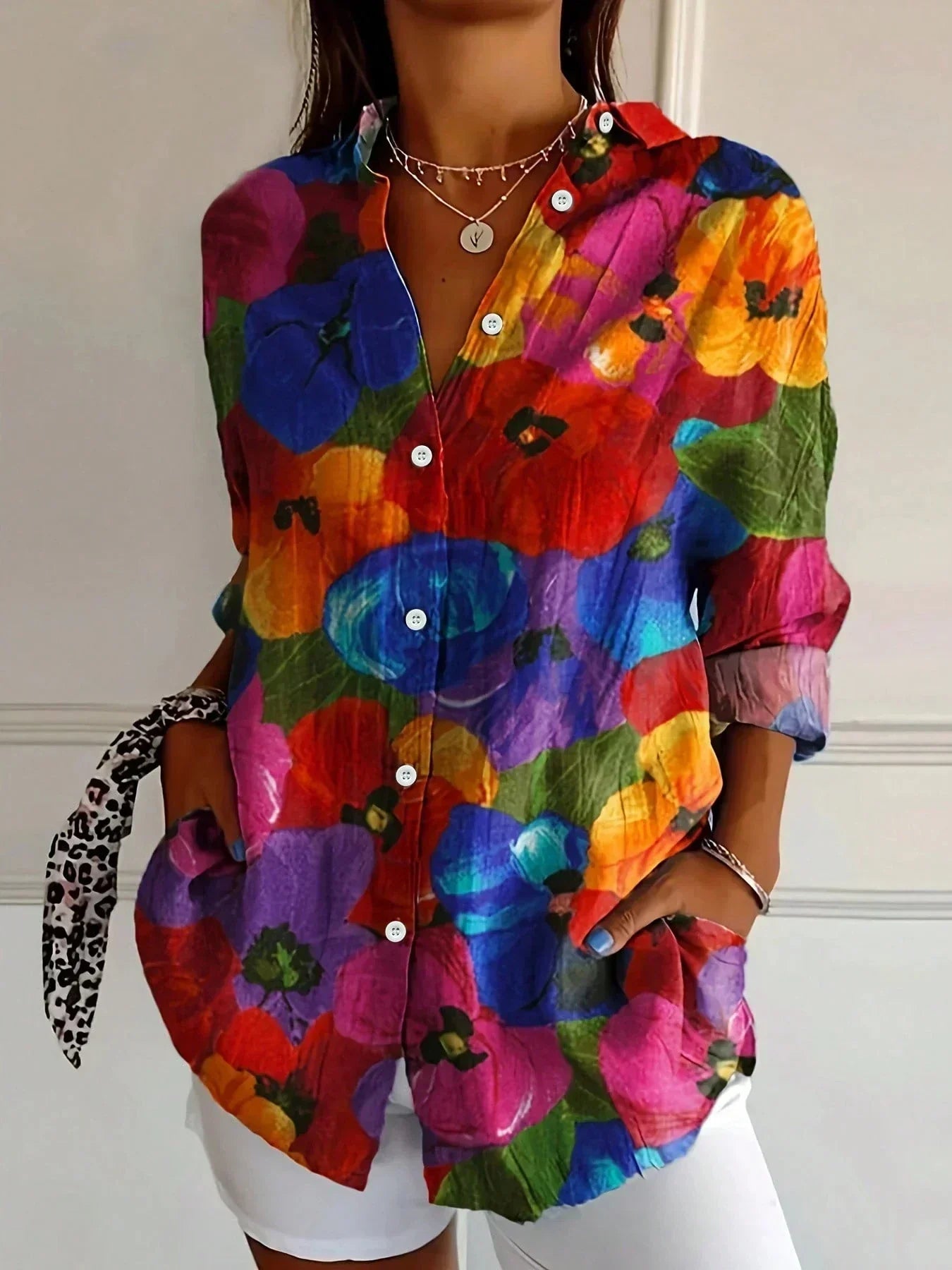 Alba | Blusa estampada elegante