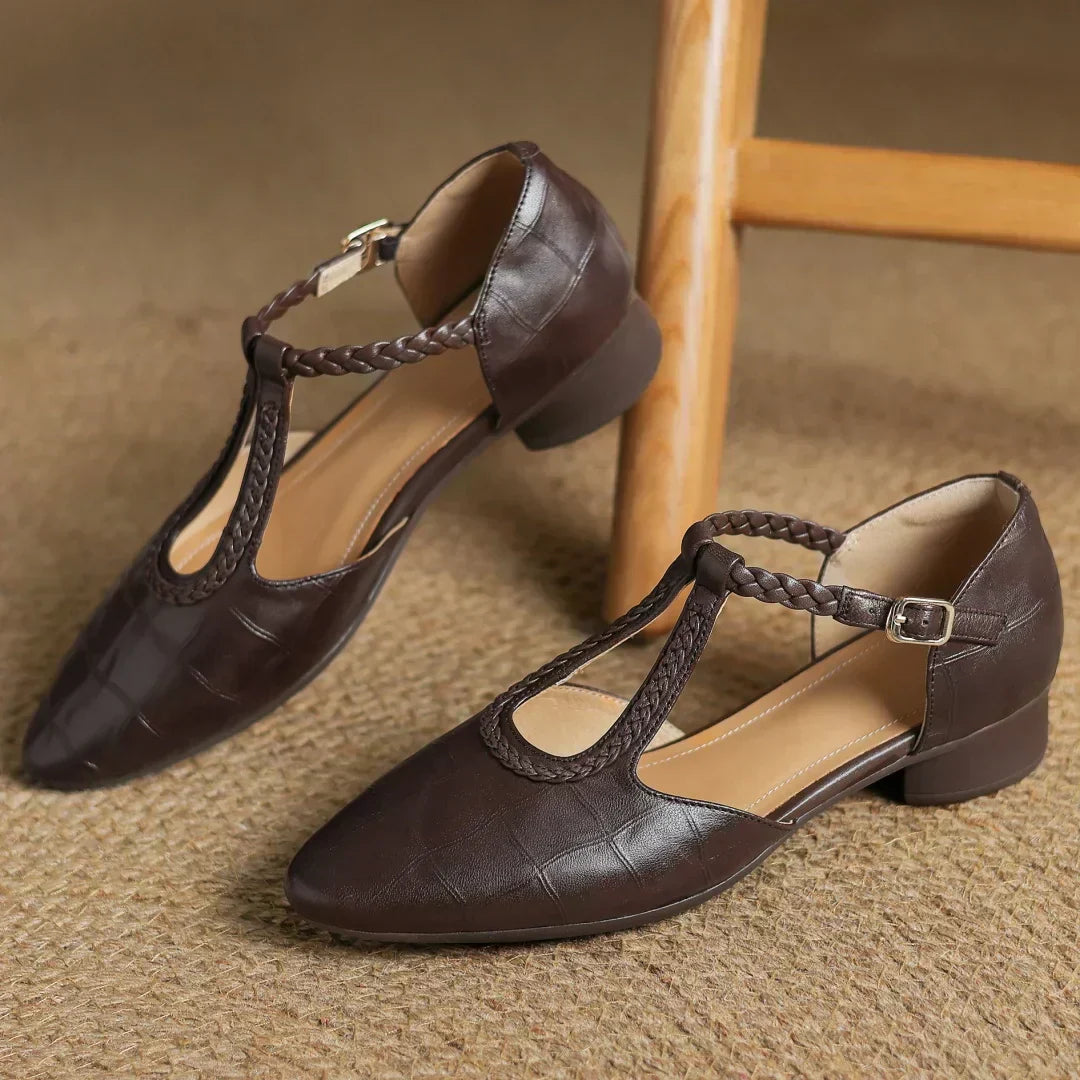 Clara - Zapatos Mary Jane de cuero ortopédico