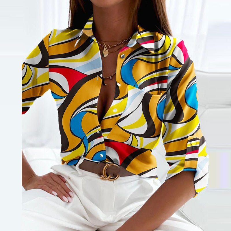 Elisa | Blusa elegante con cuello