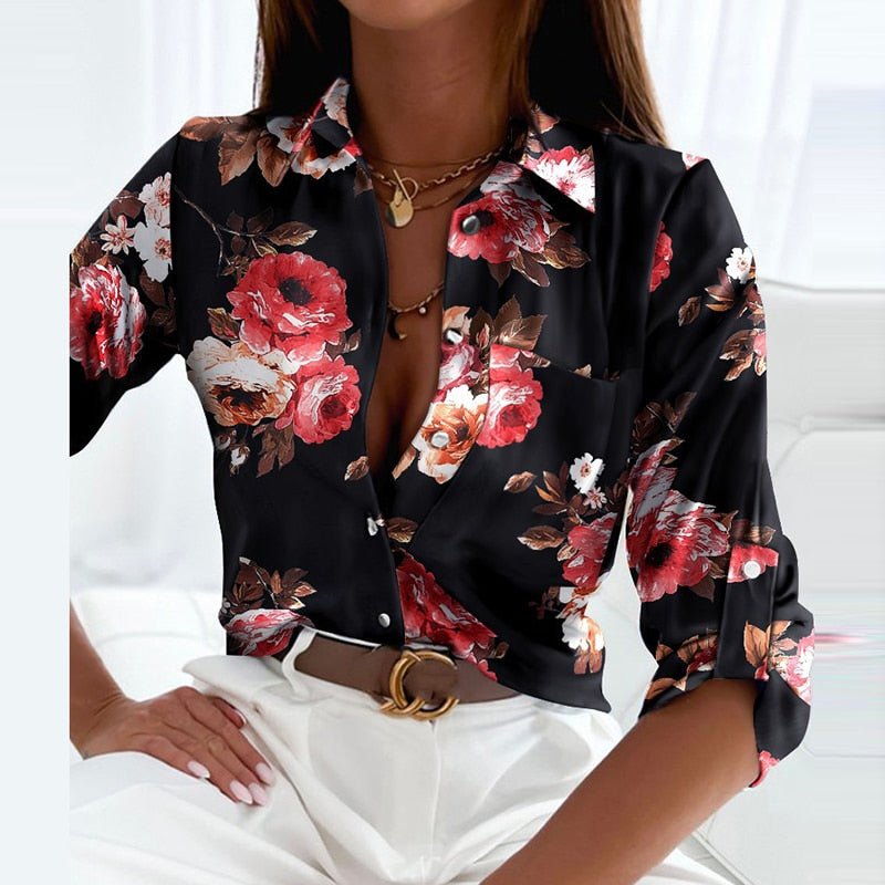 Elisa | Blusa elegante con cuello